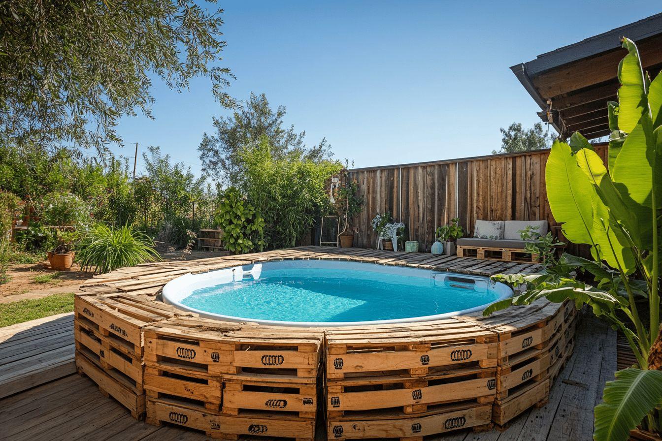 Habillage piscine hors sol avec palettes : 10 astuces et étapes faciles pour un résultat esthétique
