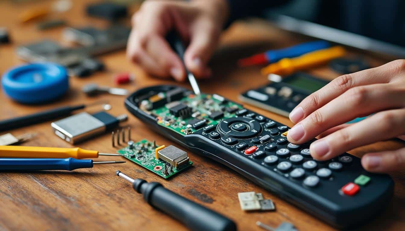 découvrez nos conseils pratiques pour réparer facilement une télécommande tv en panne. suivez nos étapes simples pour diagnostiquer et résoudre les problèmes courants de votre télécommande.