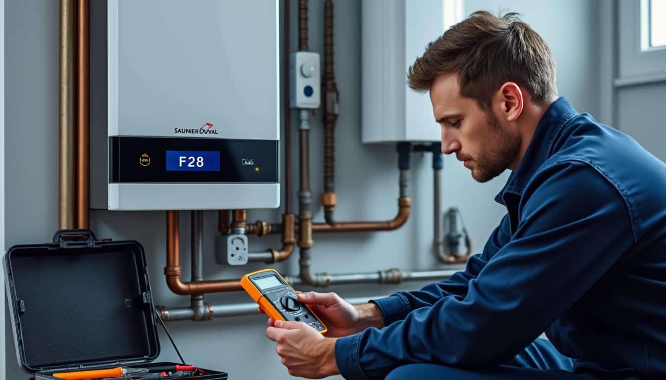 découvrez comment identifier, relancer et réparer facilement le code erreur f28 sur votre chaudière saunier duval. suivez nos conseils pour résoudre cette panne et retrouver un chauffage efficace rapidement.