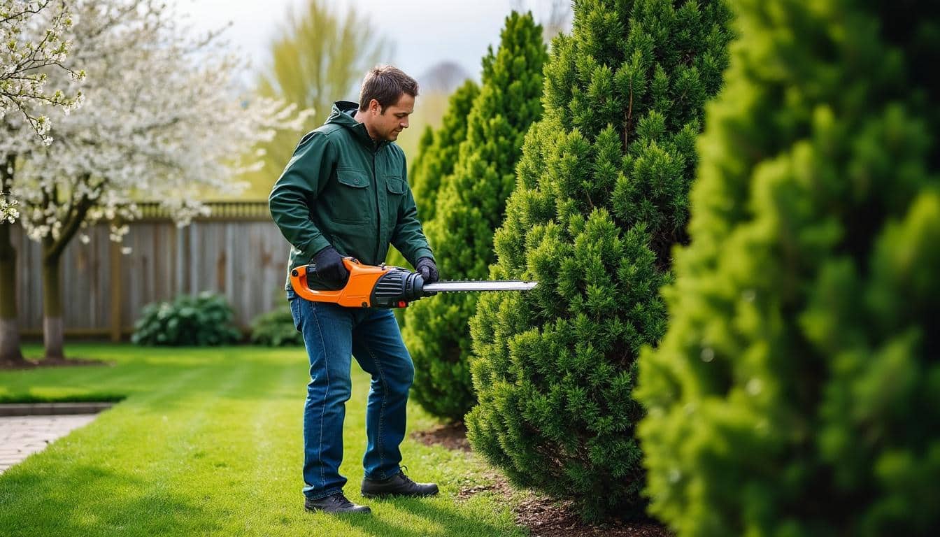 découvrez quand et comment tailler vos thuyas pour favoriser leur croissance et conserver une haie dense et esthétique. suivez nos conseils pratiques pour réussir la taille de vos thuyas au bon moment !