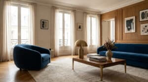 maison sarah lavoine salon parisien chic et moderne